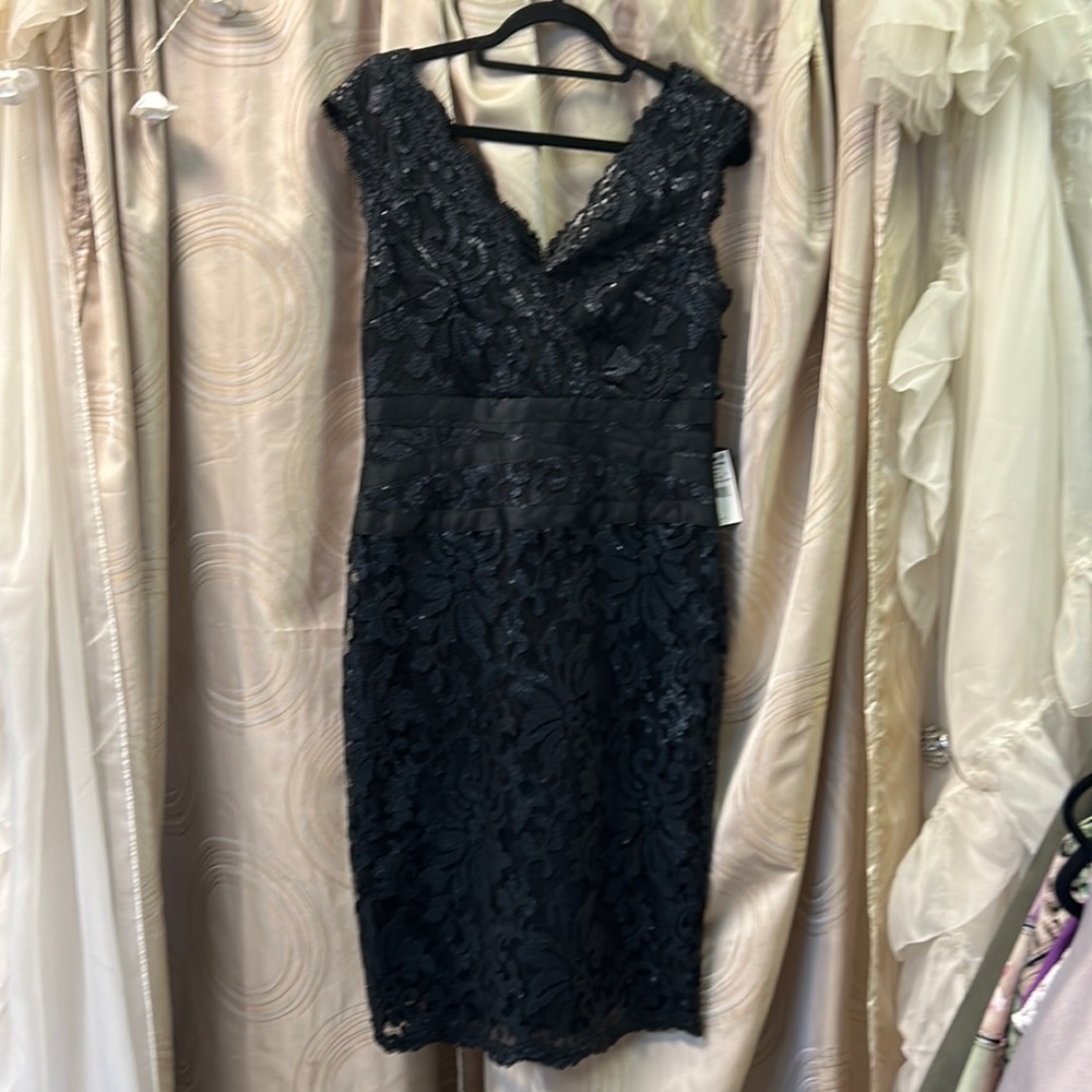 Black sequin dress
